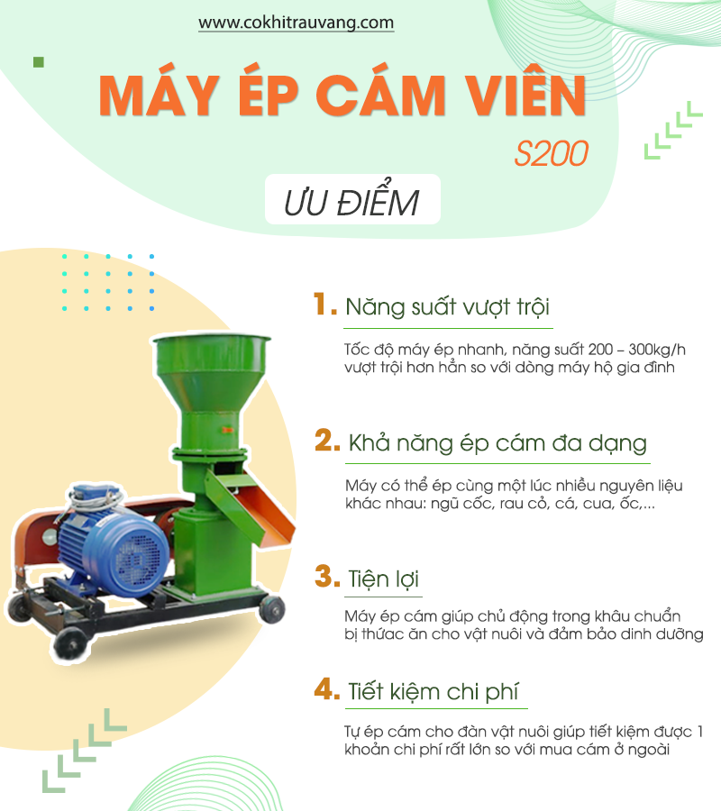 Máy nén viên thức ăn chăn nuôi